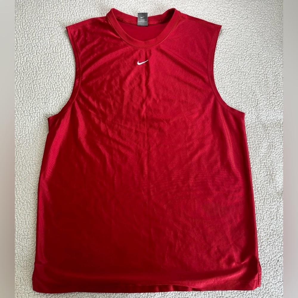 Nike Basketball Trainning Shirt Men’s XL Red Vintage Y2K